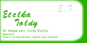 etelka toldy business card